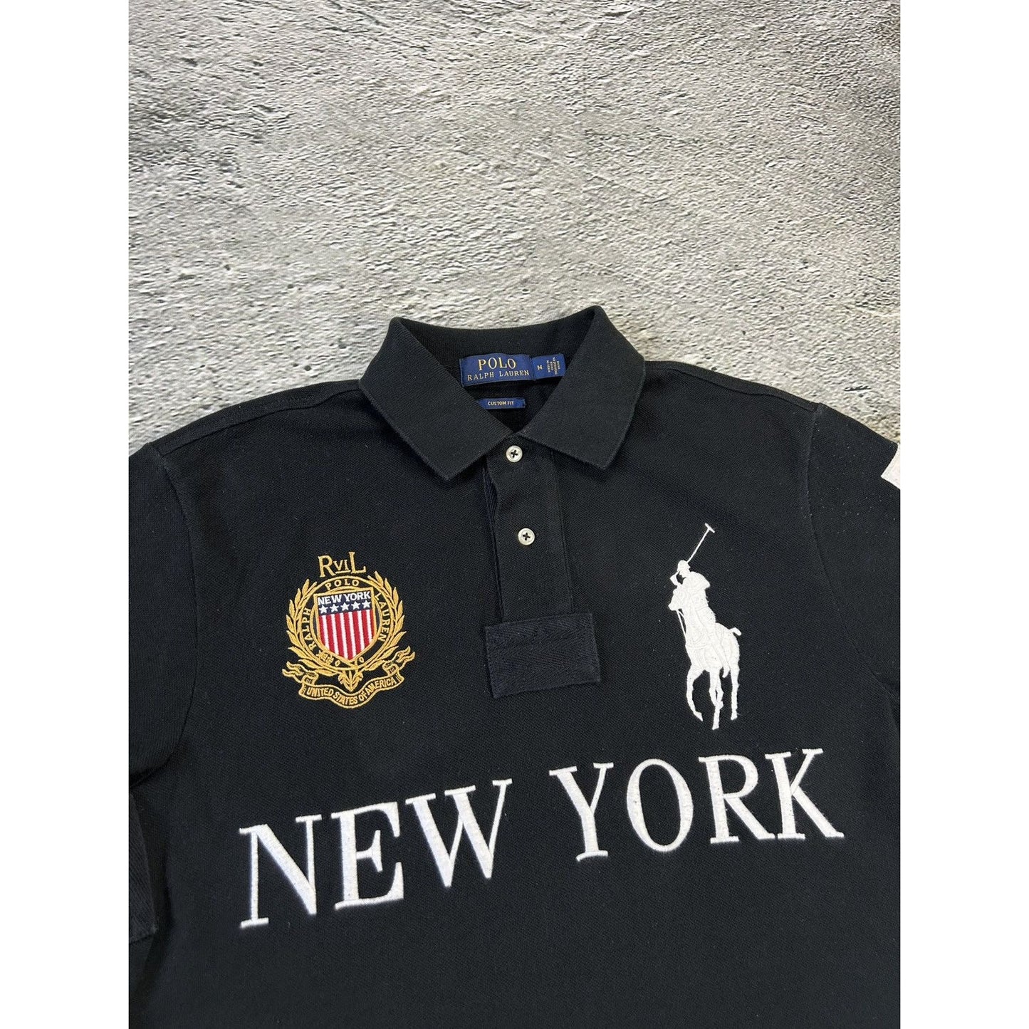 Chief Keef Polo Ralph Lauren New York black Polo T-shirt