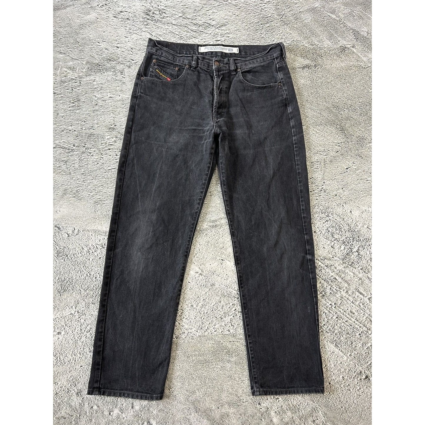 Diesel jeans vintage black straight Y2K