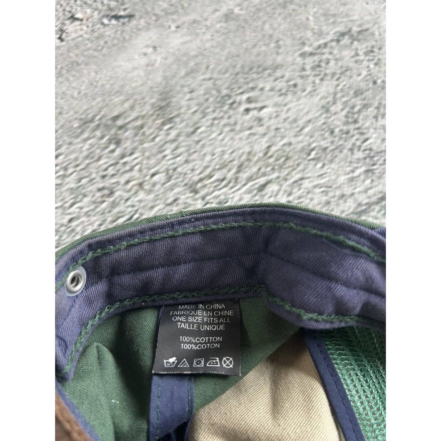 True Religion cap vintage Y2K green white thick stitching