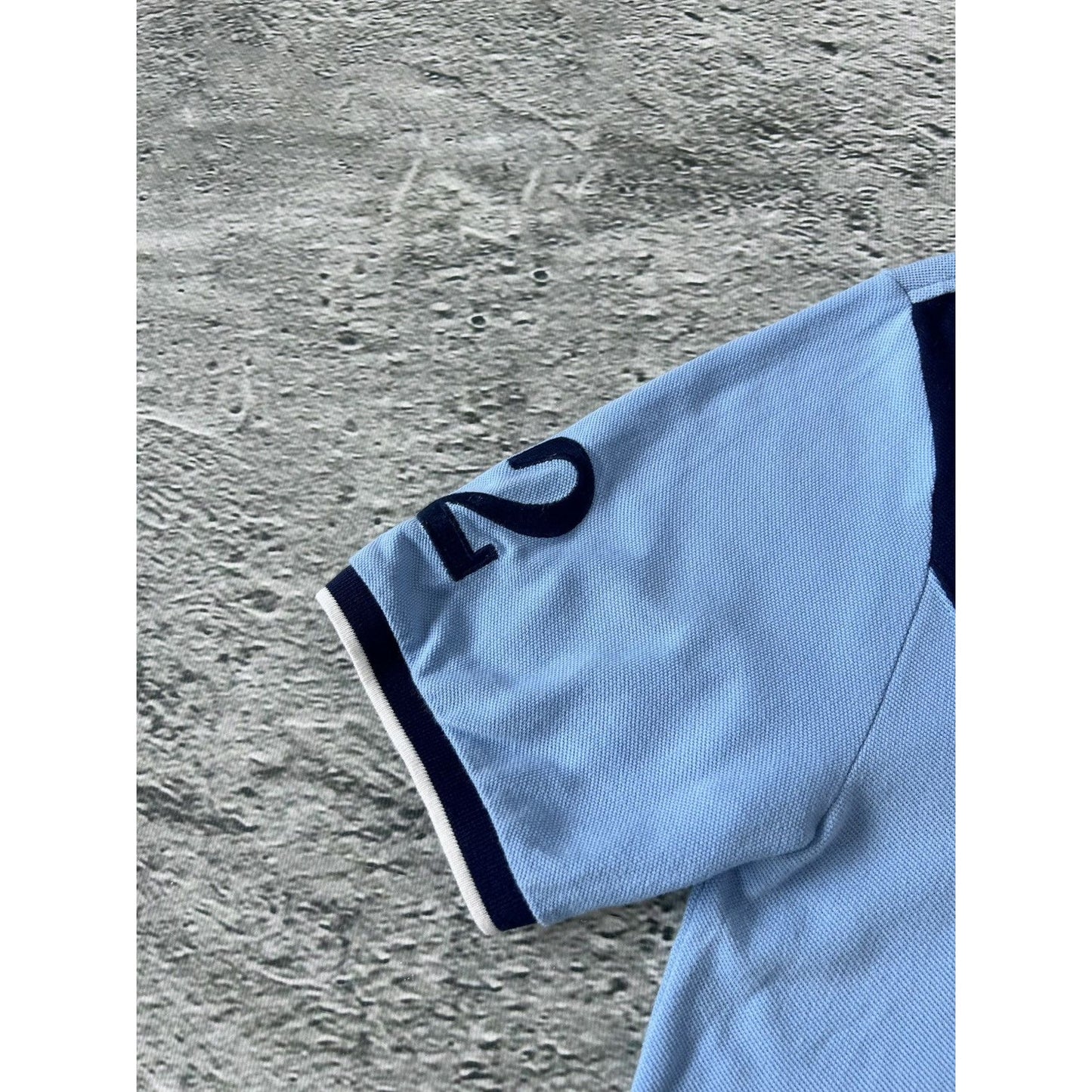 Chief Keef Polo Ralph Lauren T-shirt vintage baby blue navy