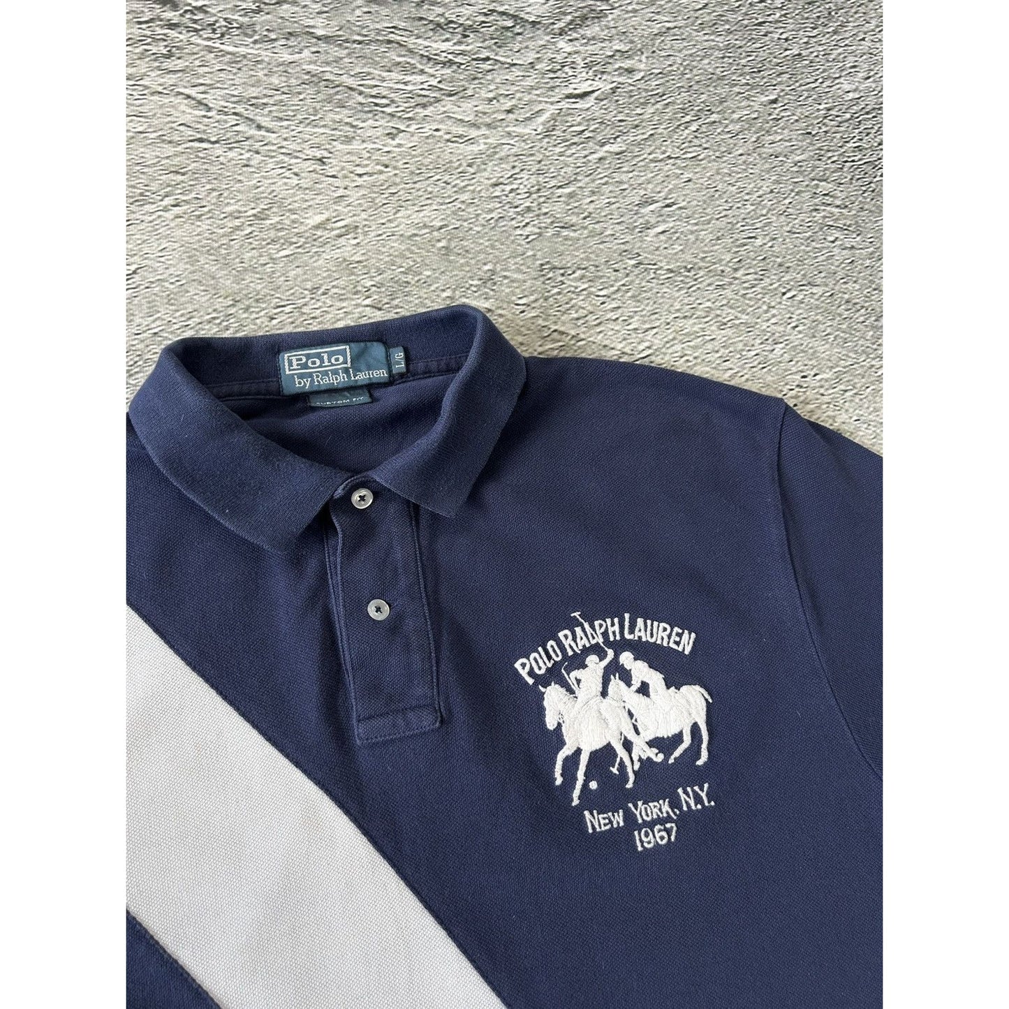 Chief Keef Polo Ralph Lauren navy blue T-shirt big pony