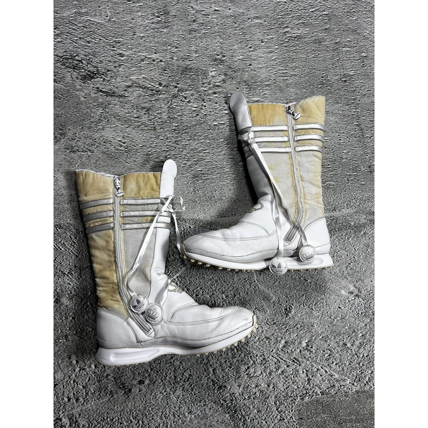 2000s Adidas x Missy Elliott snow boots high