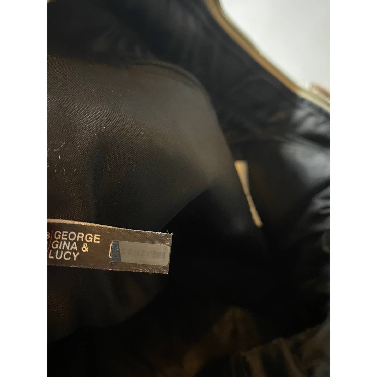 George Gina & Lucy vintage beige hand bag Y2K