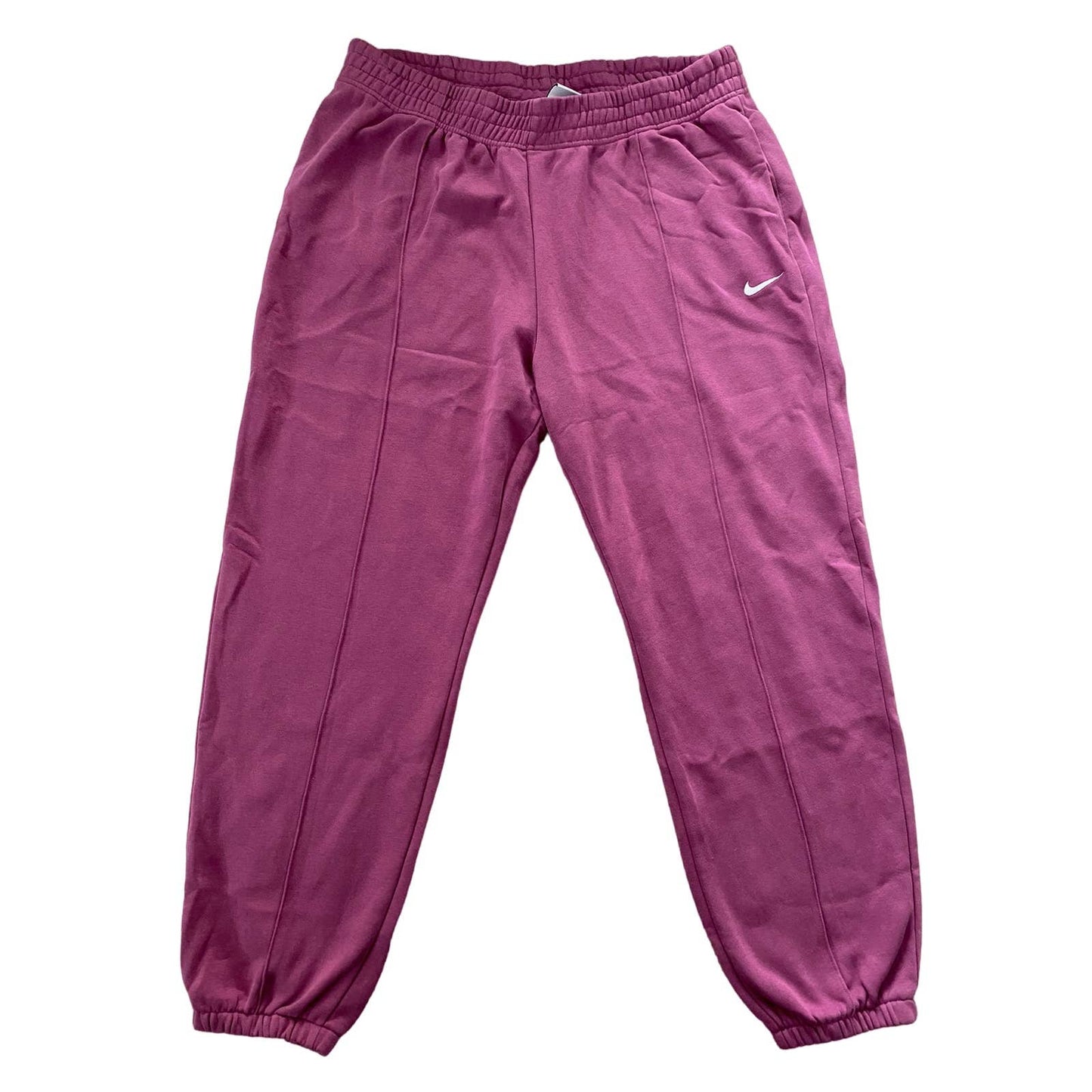 Nike pink sweatpants small swoosh