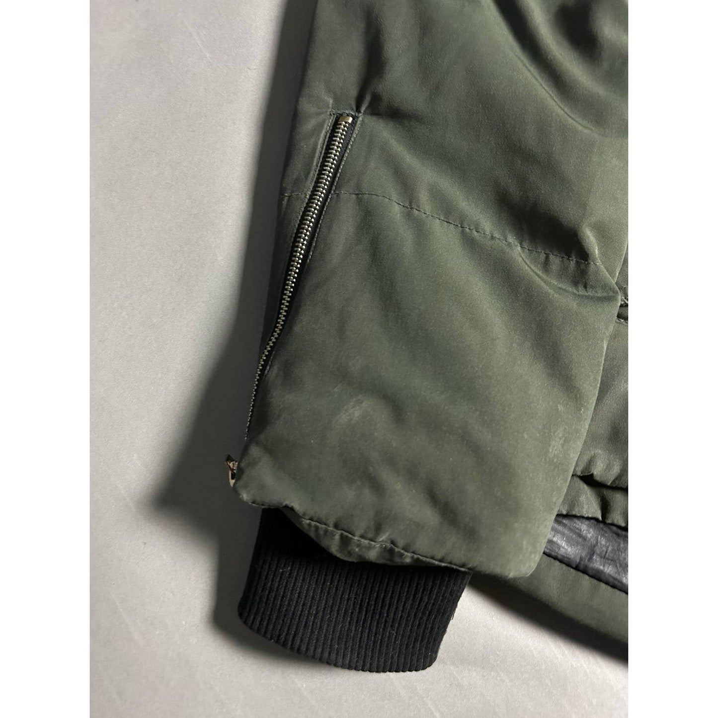 Moose Knuckles parka jacket khaki puffer green