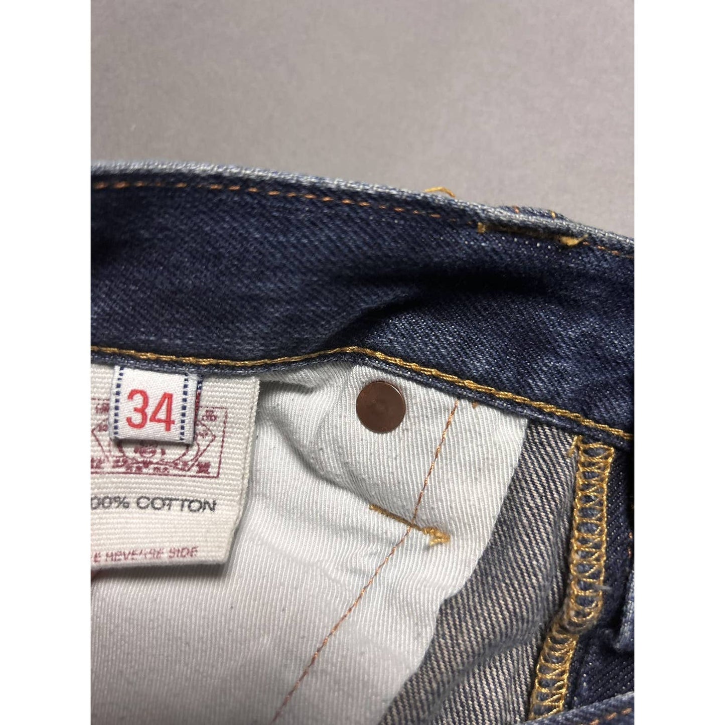 Evisu multipocket jeans multicolor vintage selvedge denim
