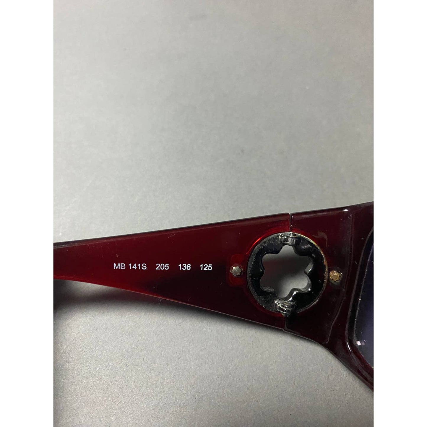 Montblanc sunglasses big logo y2k 2000s 00s vintage glasses