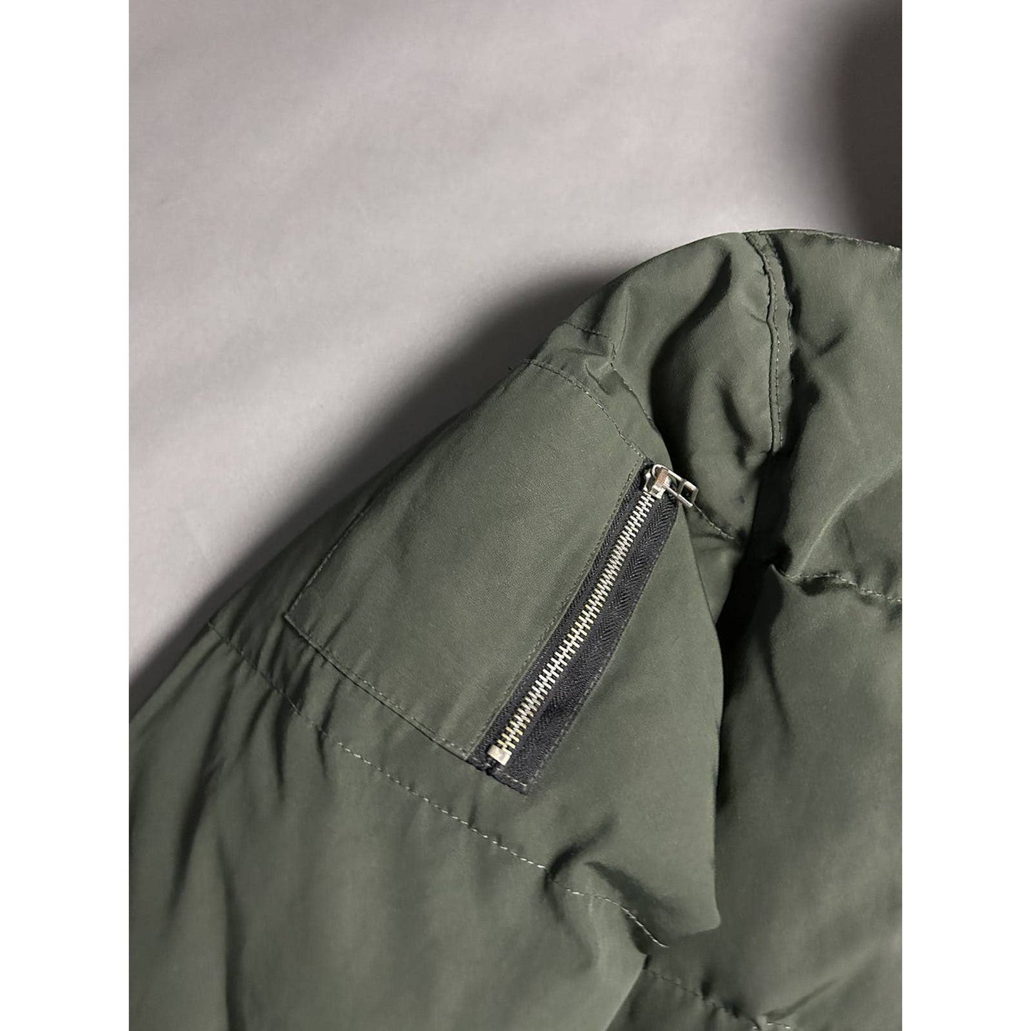 Moose Knuckles parka jacket khaki puffer green