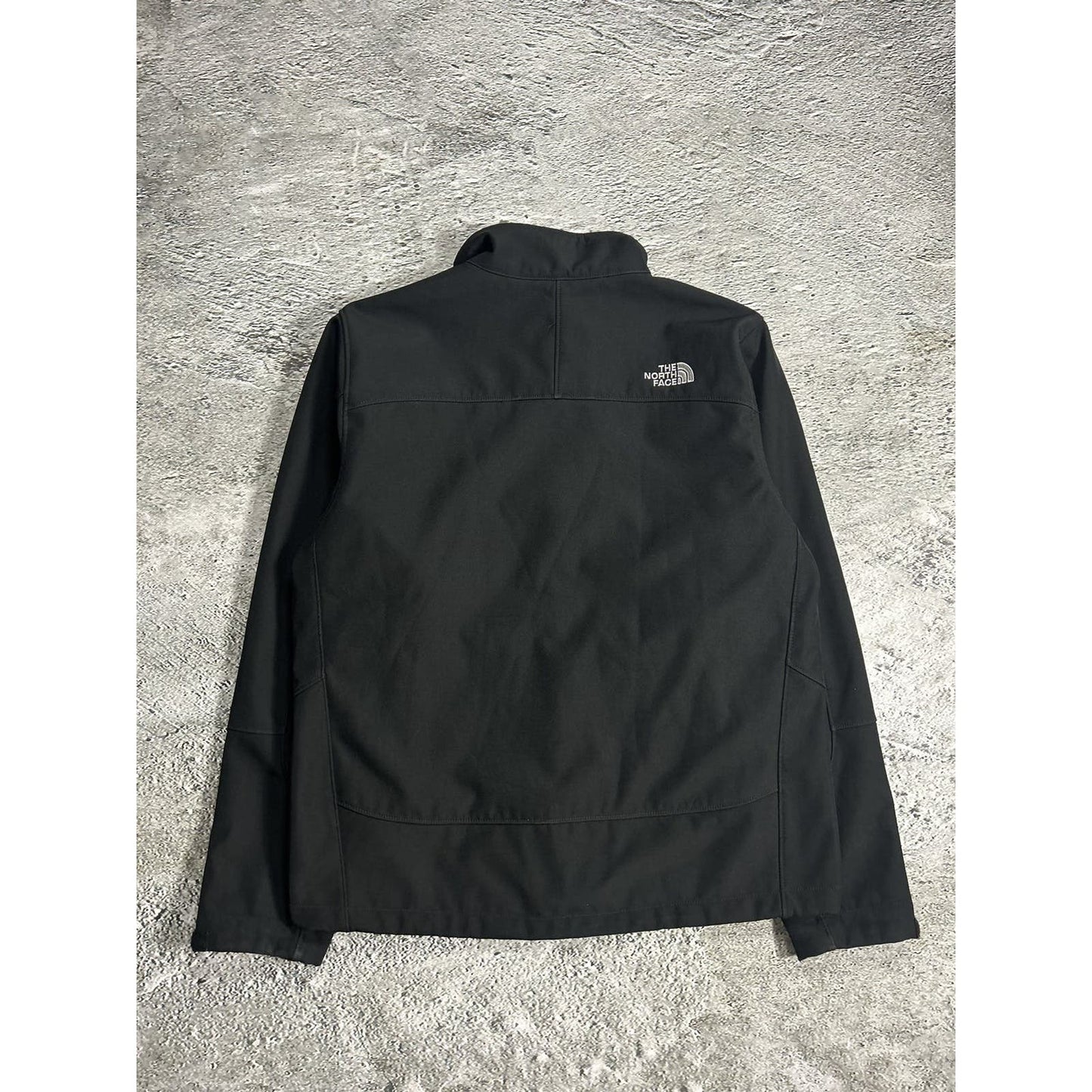 The North Face softshell jacket black vintage gorpcore