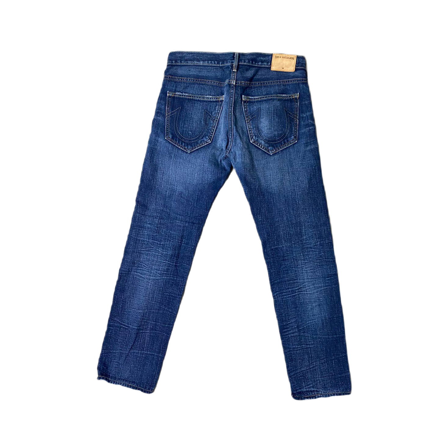True Religion vintage selvedge jeans navy denim pants