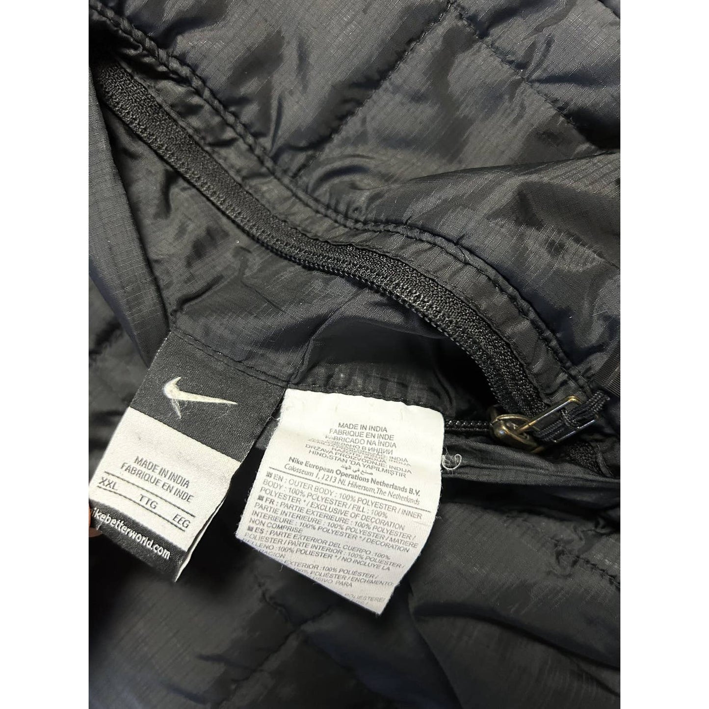 Man United Nike vintage reversible jacket black Manchester