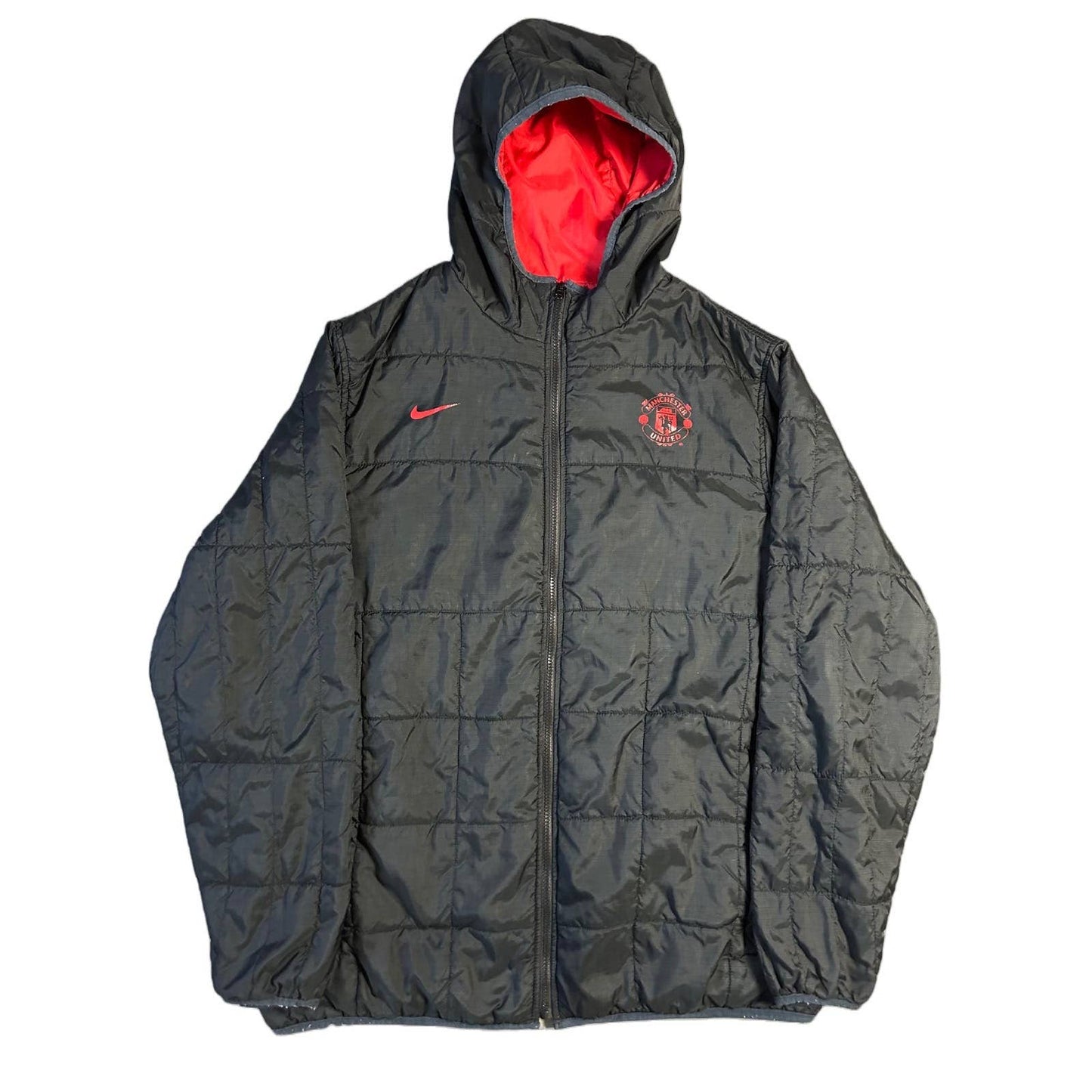 Man United Nike vintage reversible jacket black Manchester