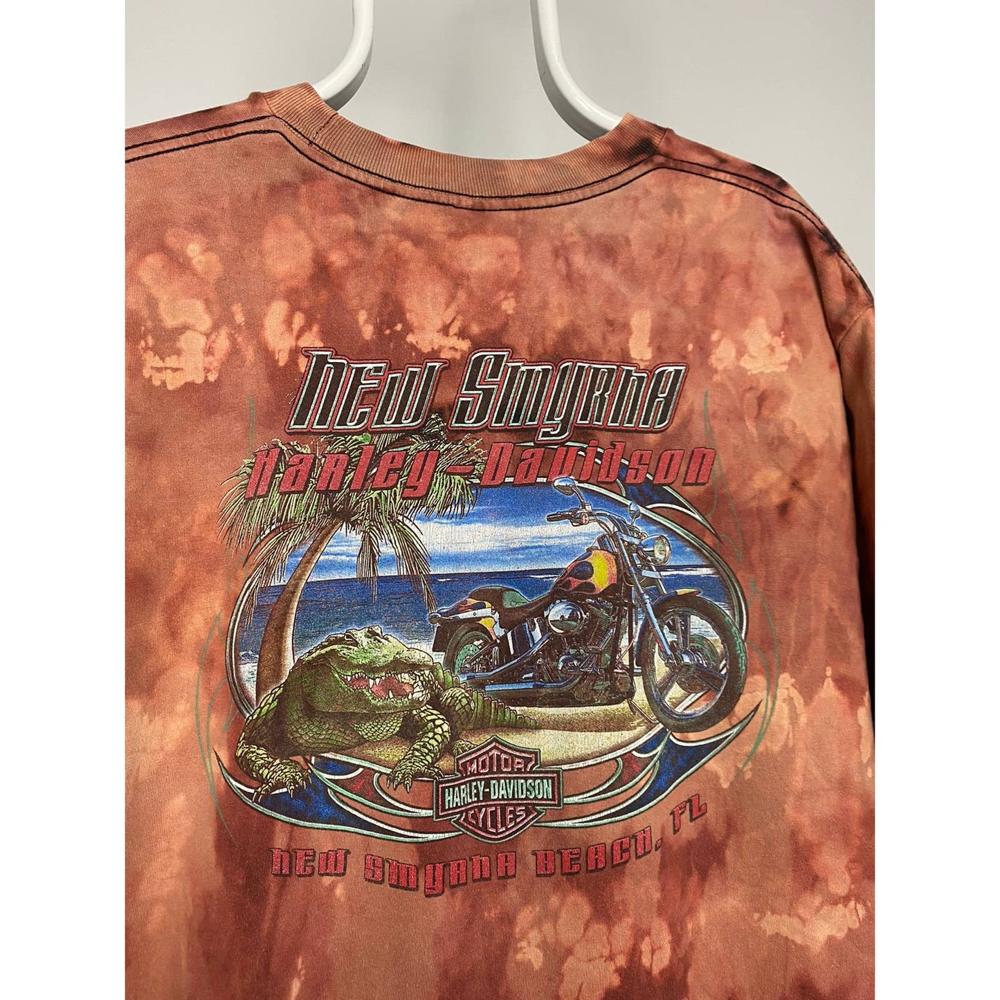 Harley Davidson vintage Tie-dye T-shirt New Smyrna Beach FL