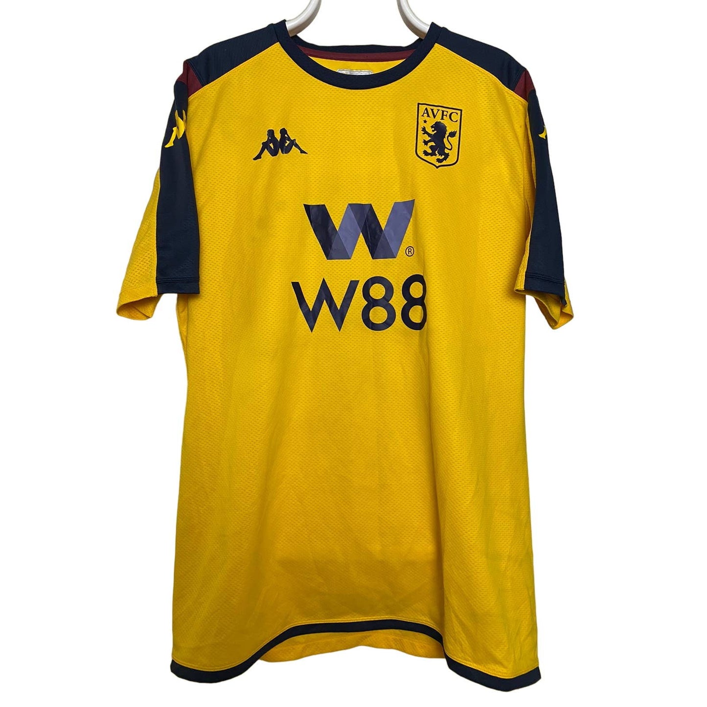 Aston Villa Jersey yellow kit Kappa W88
