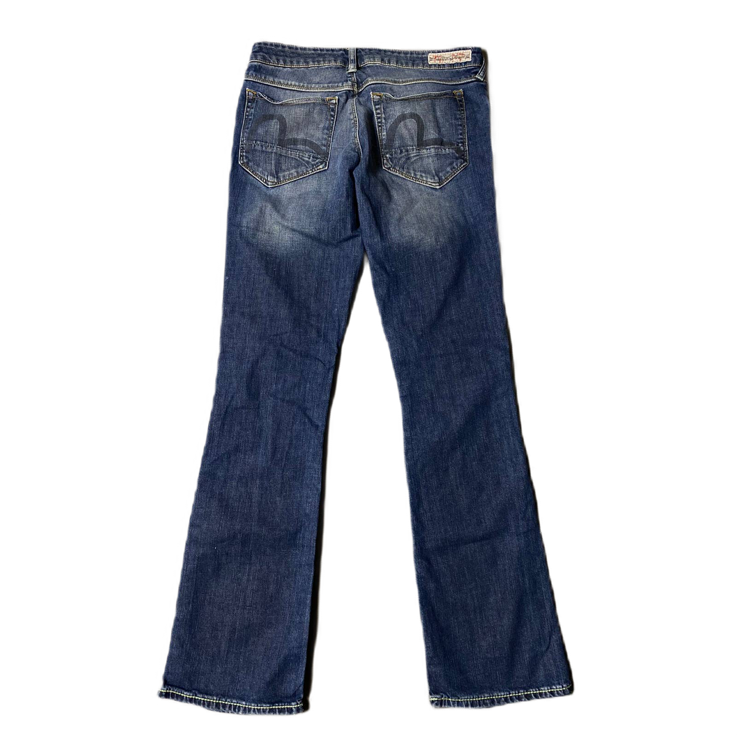 Evisu x Puma vintage navy jeans raw denim black seagull