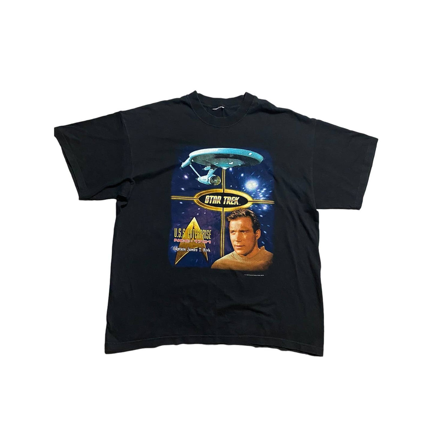Star Trek 2000s movie tee vintage Captain James T. Kirk