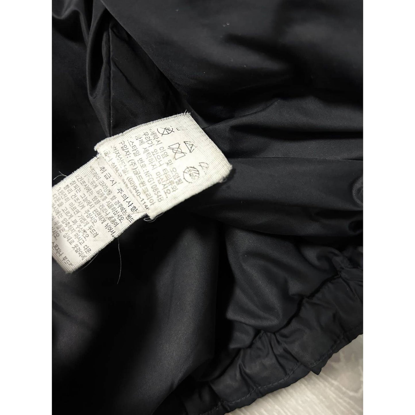 The North Face nuptse 550 black Asian