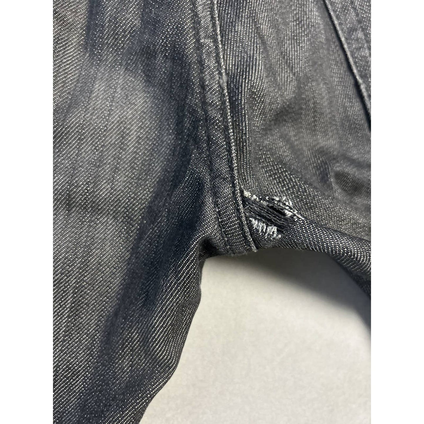 Evisu EU ED vintage black jeans raw denim jeans black seagulls