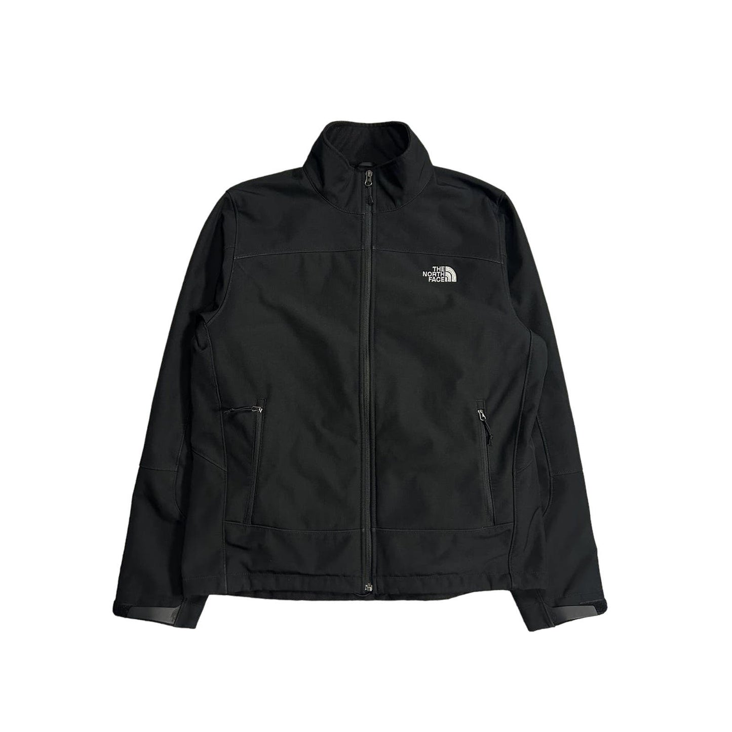 The North Face softshell jacket black vintage gorpcore