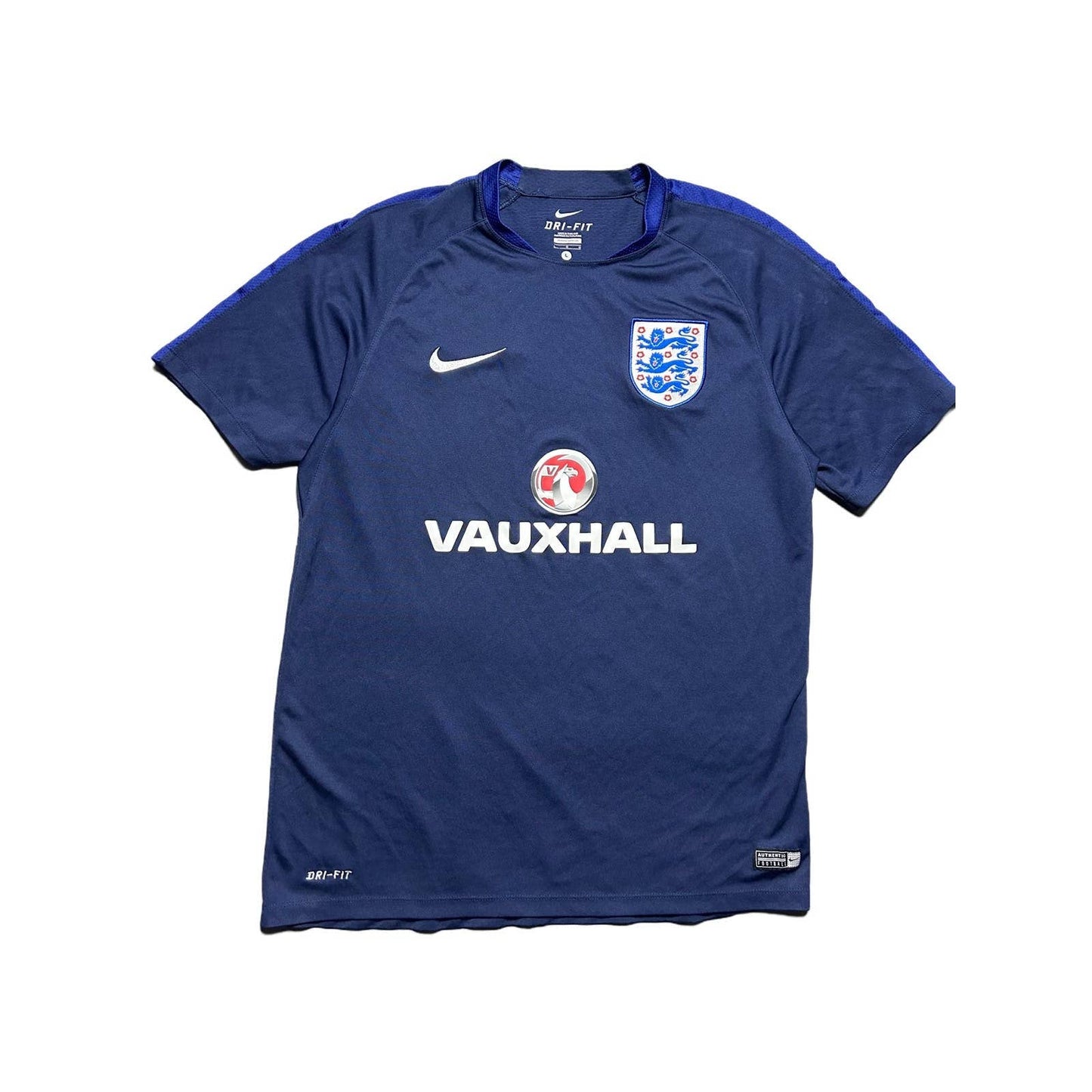 England Nike Training Jersey 2016 2017 Vauxhall navy