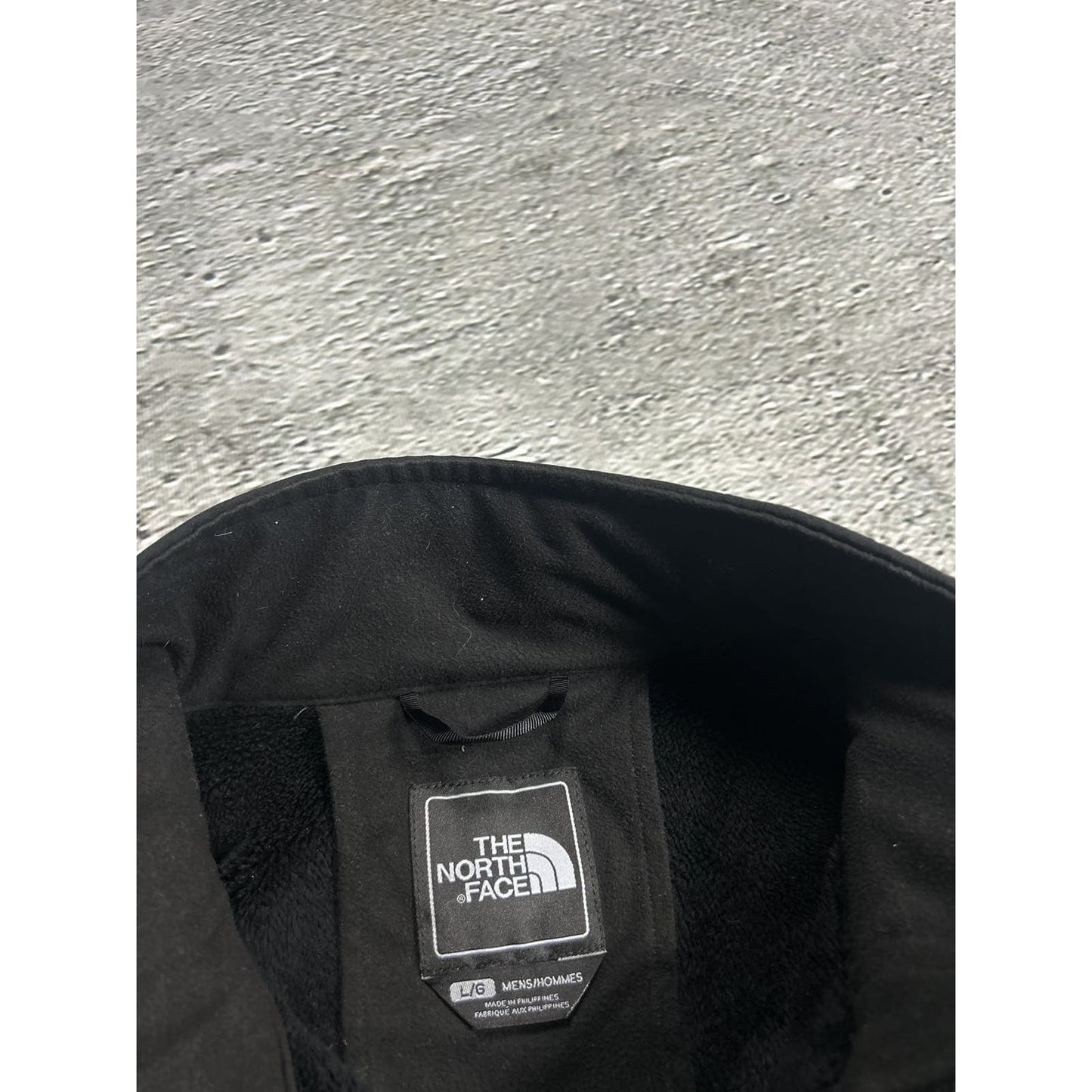 The North Face softshell jacket black vintage gorpcore