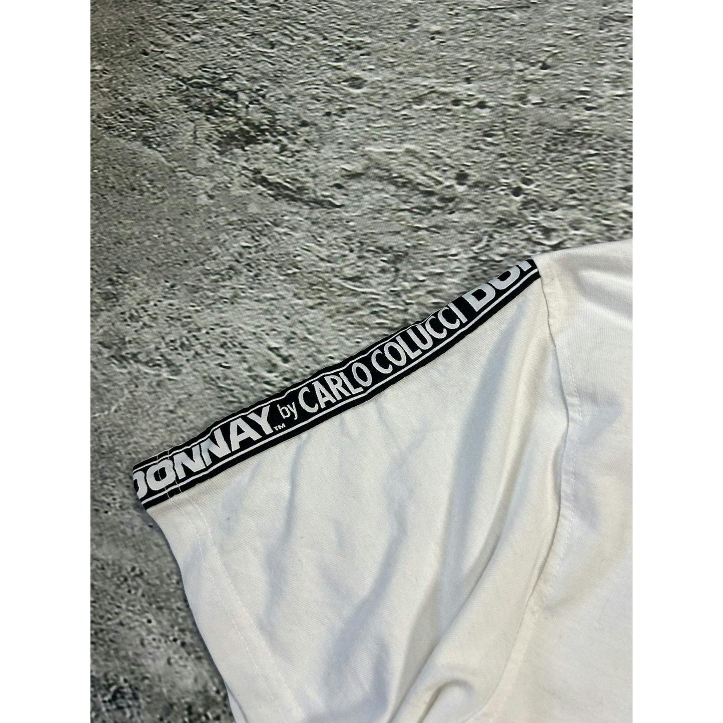 Carlo Colucci Donnay big logo T-shirt white multicolour
