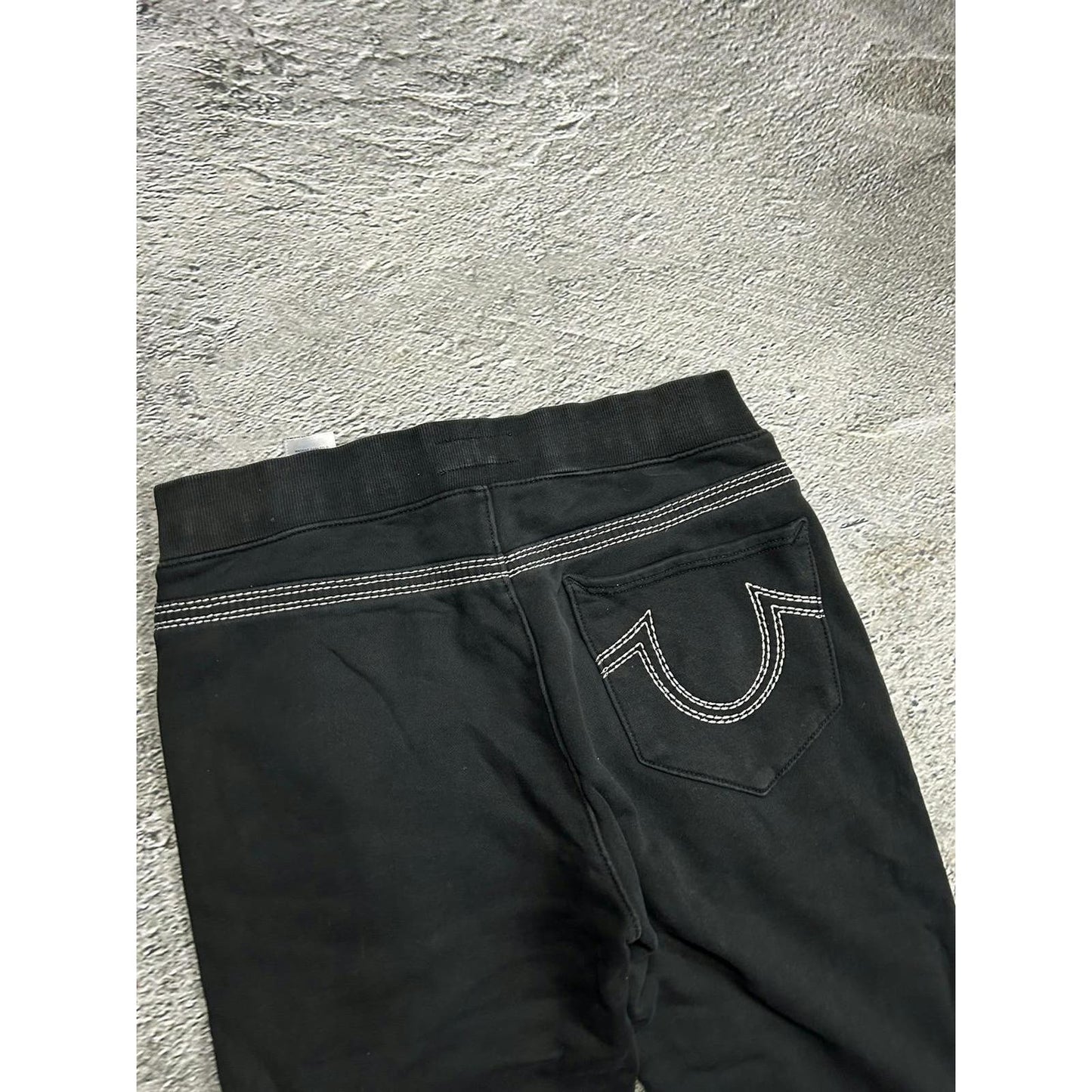 True Religion black track suit vintage zip hoodie sweatpants