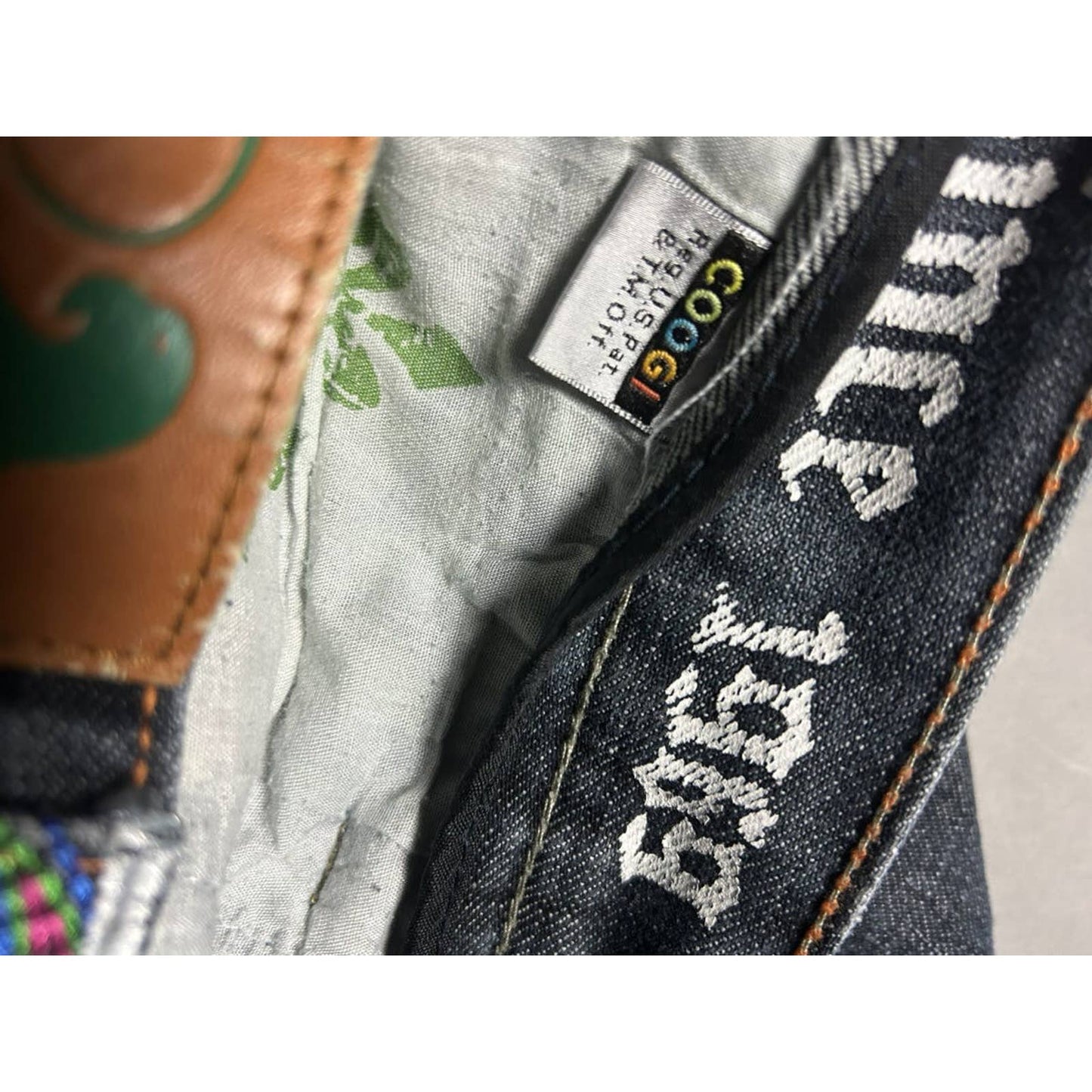 Coogi Australia vintage jeans navy denim pants Y2K big logo