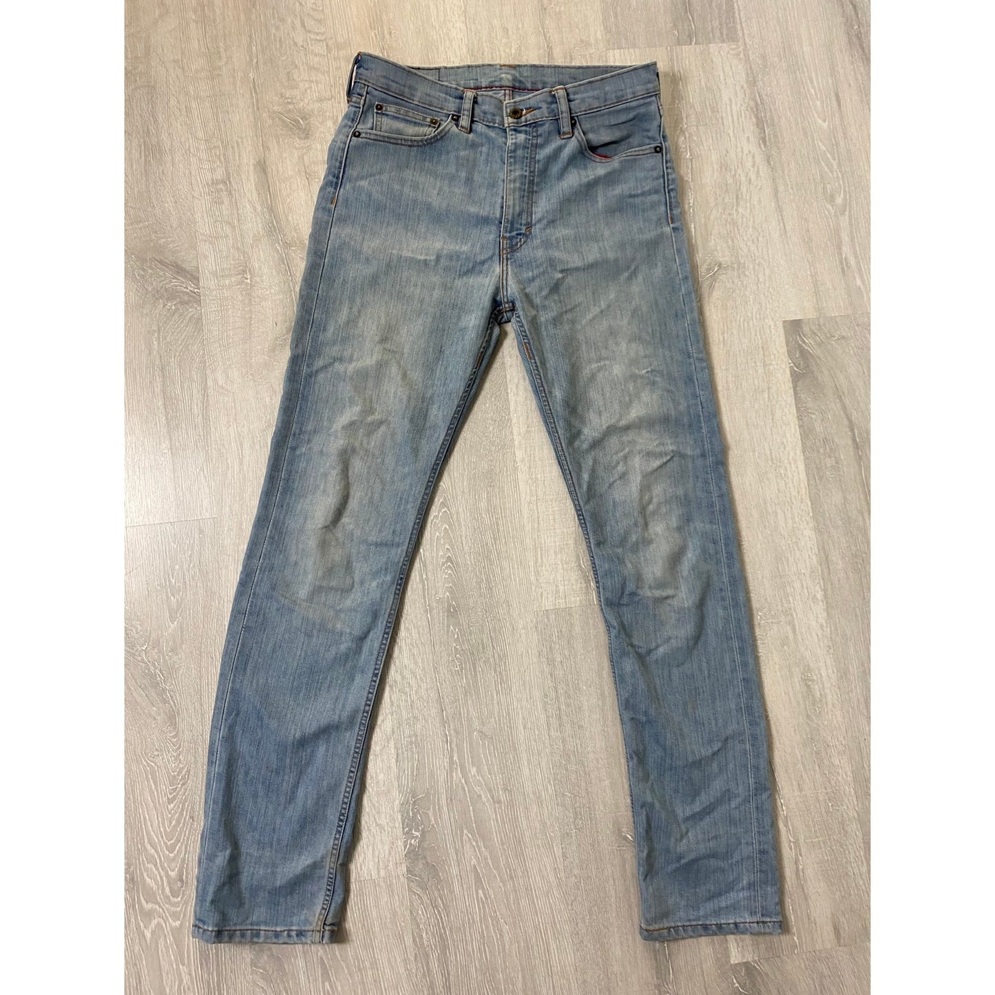 Levi’s 513 vintage baby blue jeans black tab denim pants