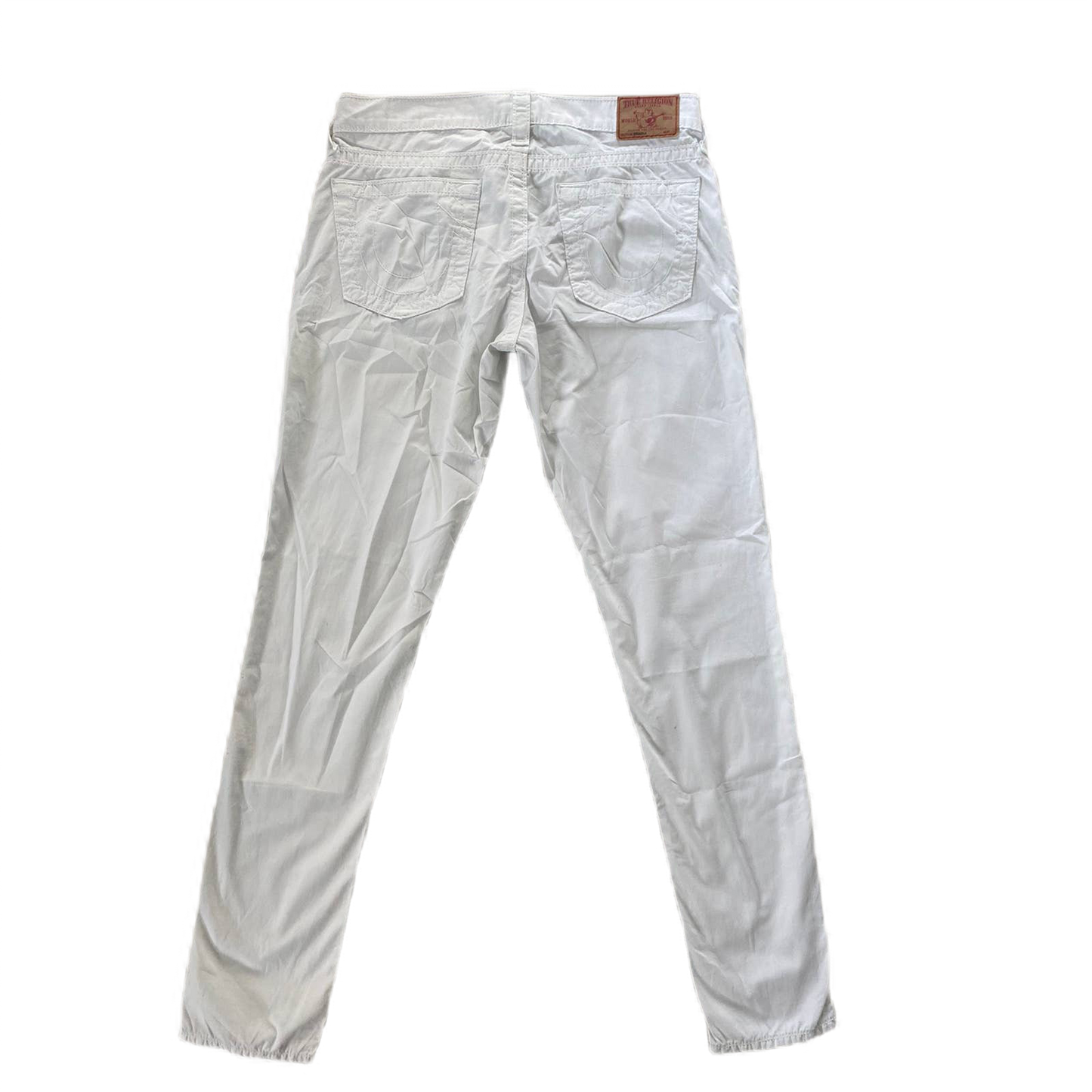 True Religion vintage white jeans denim pants Y2K