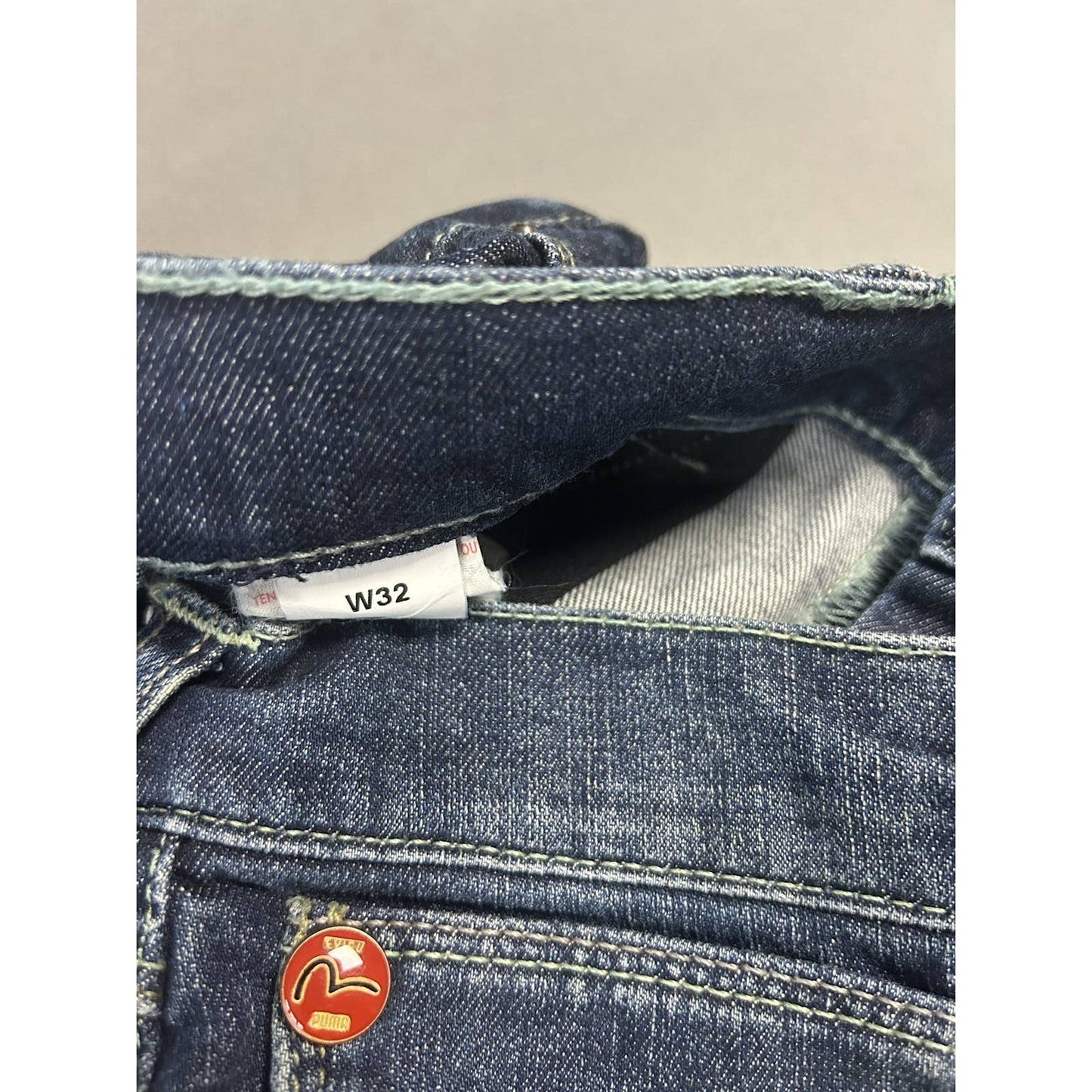 Evisu x Puma vintage navy skirt black seagulls Y2K