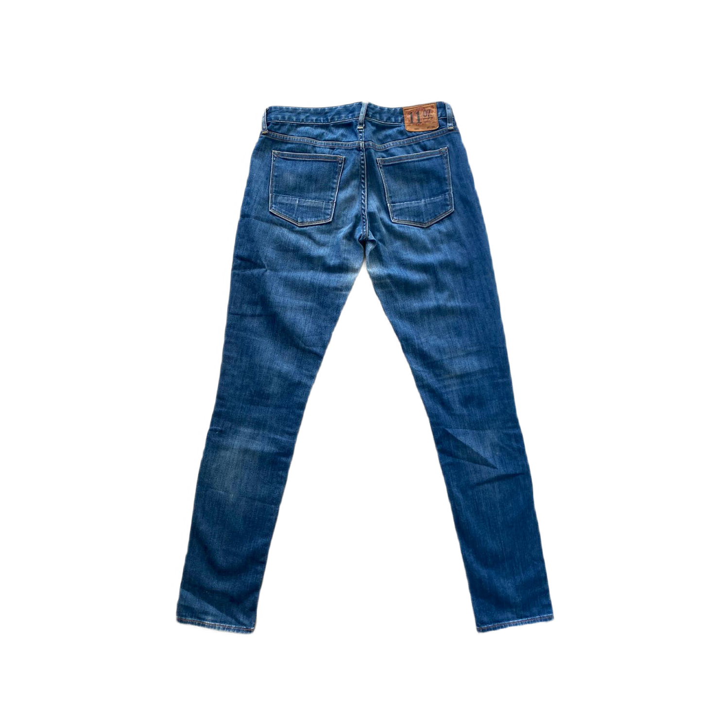 Evisu Japan vintage blue jeans no logo denim pants