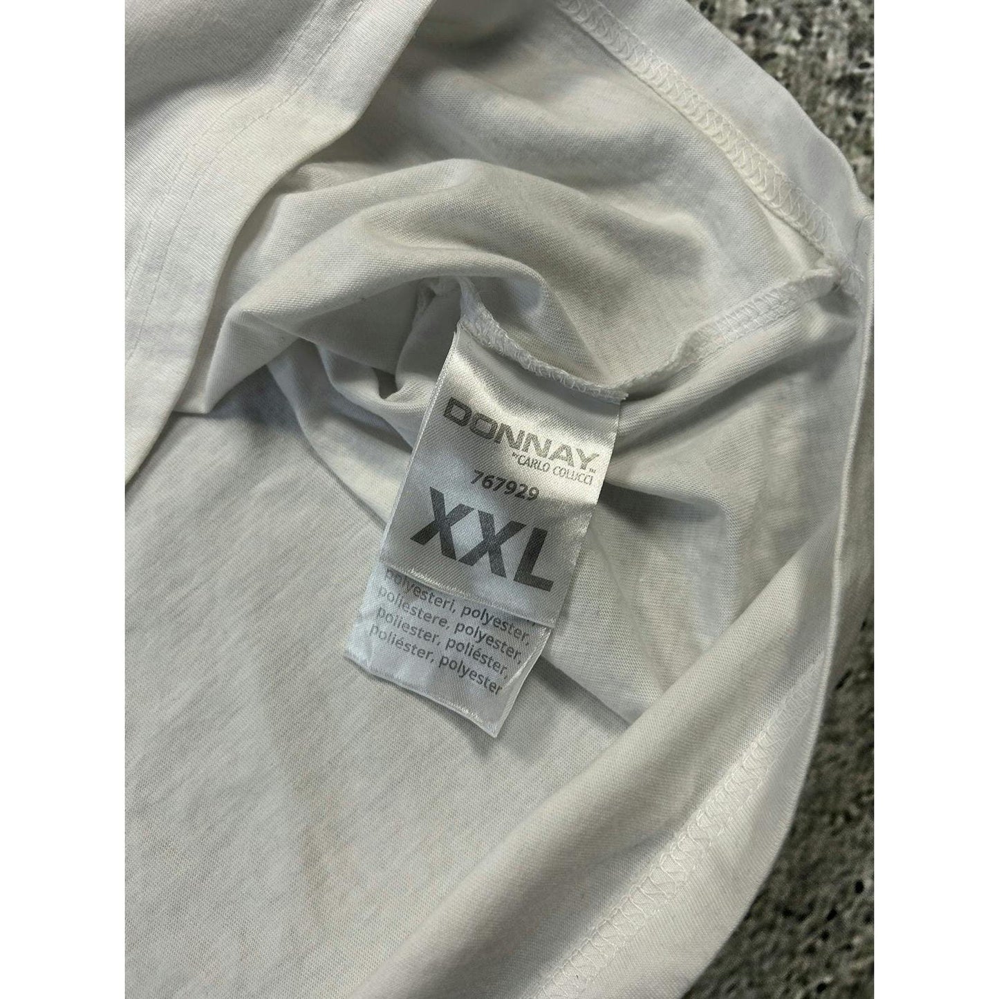 Carlo Colucci Donnay big logo T-shirt white multicolour