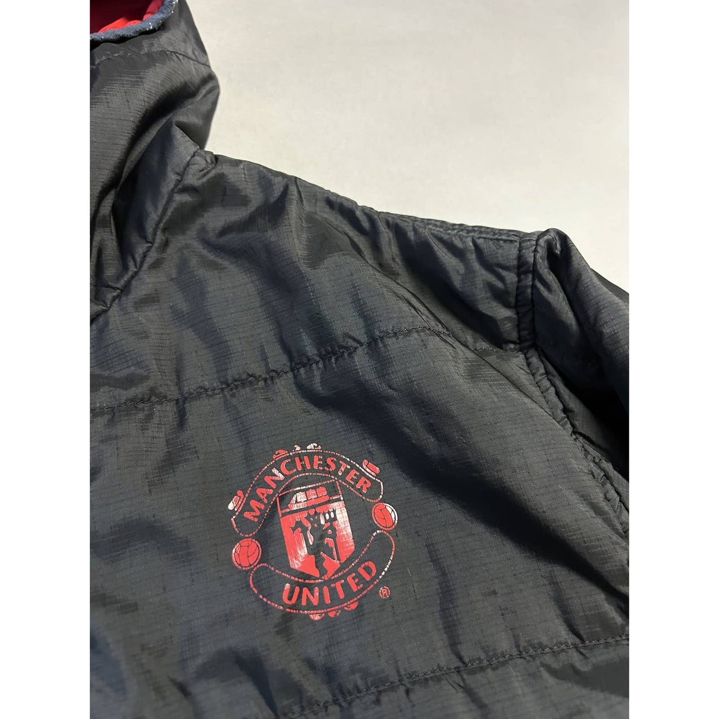 Man United Nike vintage reversible jacket black Manchester