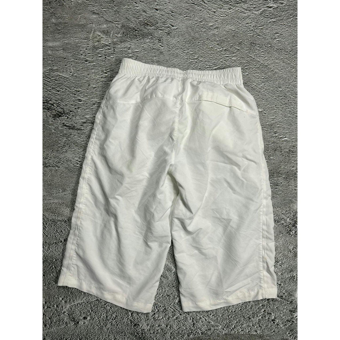 Nike vintage white shorts small swoosh 2000s