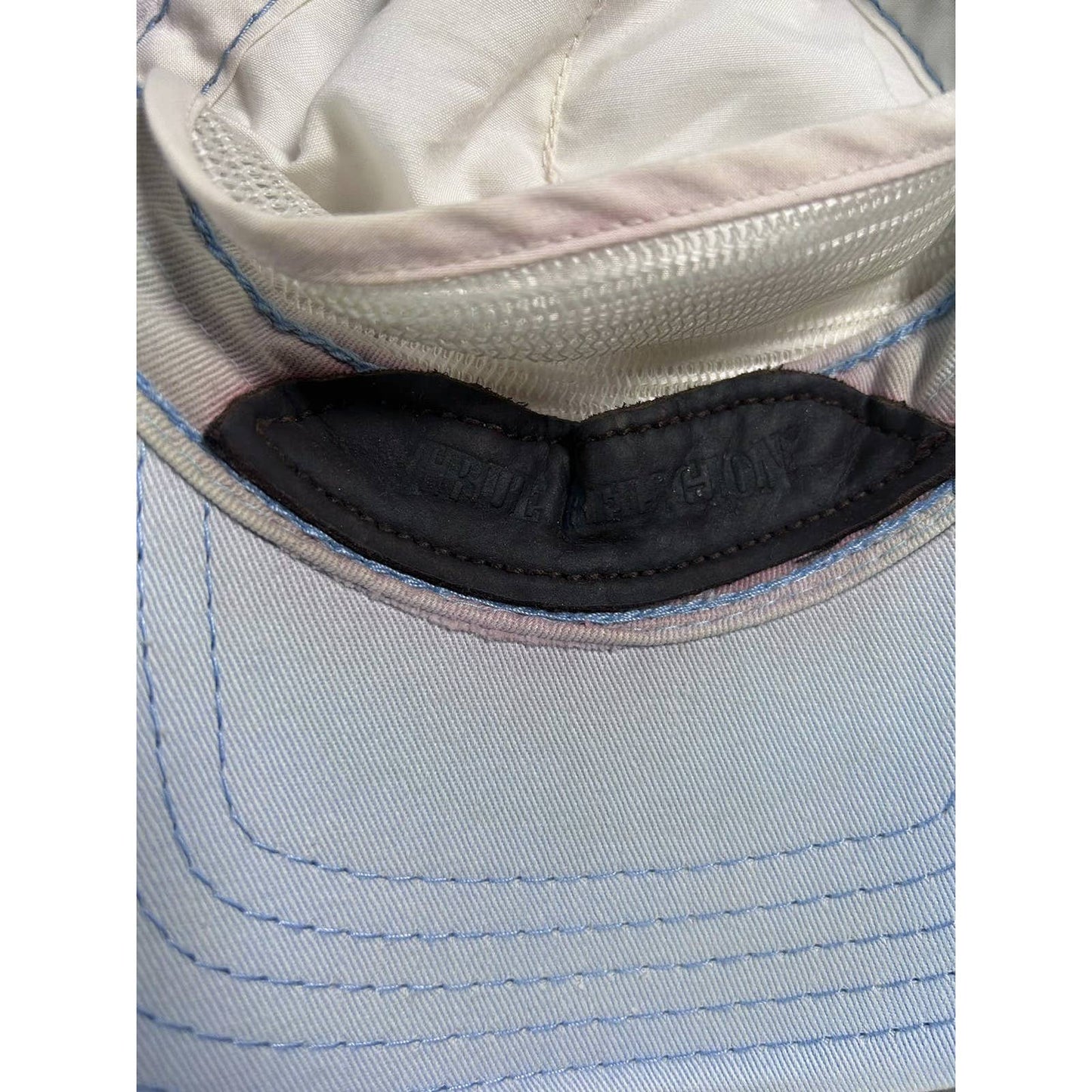 True Religion hat vintage baby blue cap Y2K