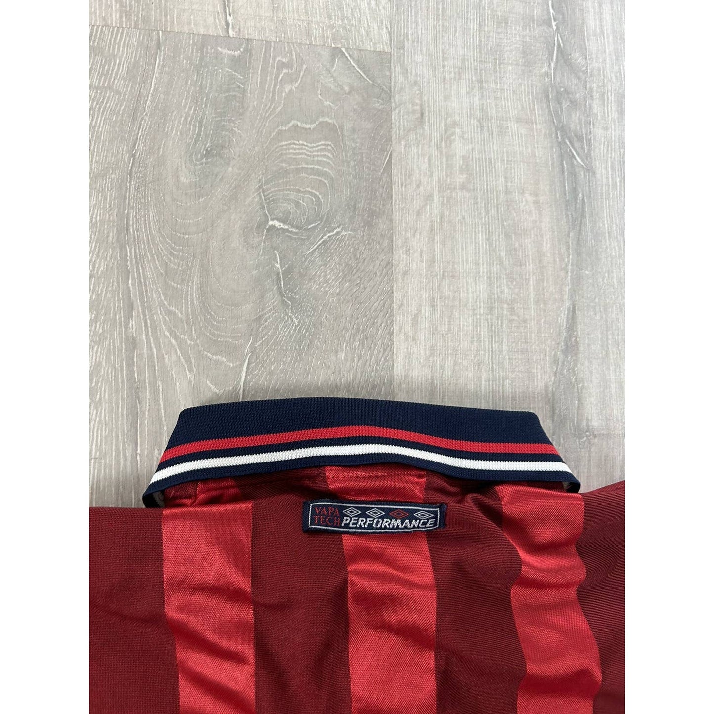 England vintage Umbro jersey 1997-1999 red