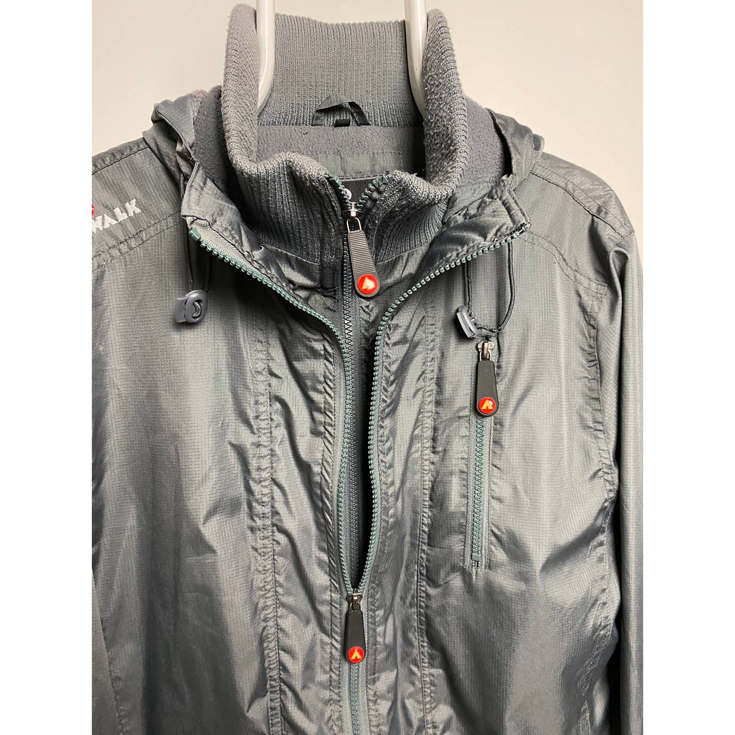 Airwalk jacket windbreaker vintage grey 90s skate gorpcore