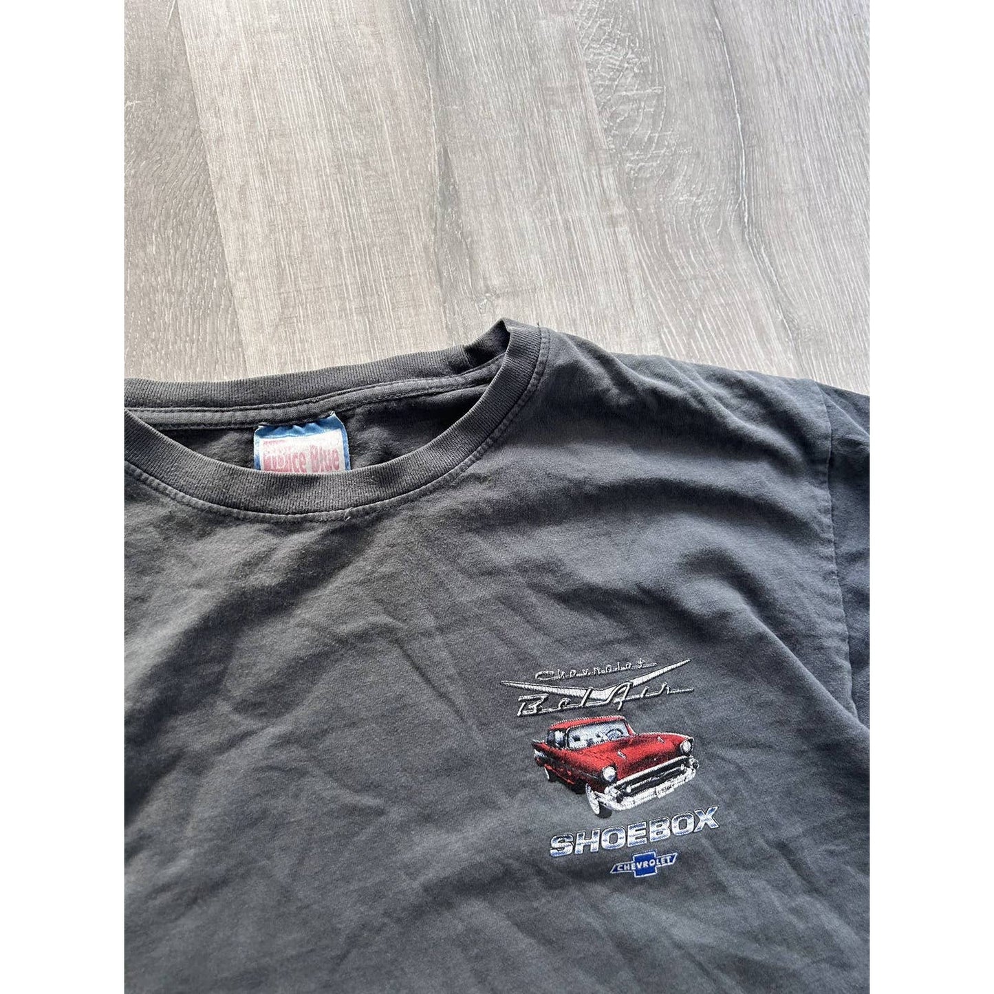 Chevrolet vintage racing t-shirt grey