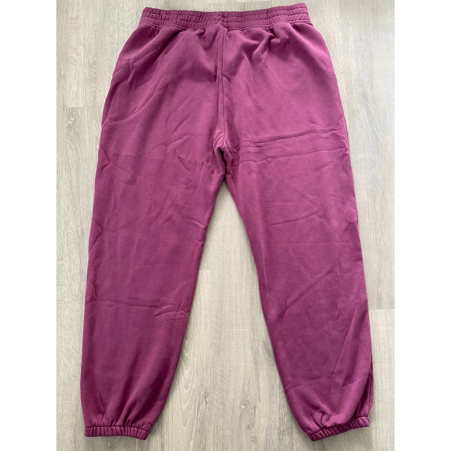 Nike pink sweatpants small swoosh