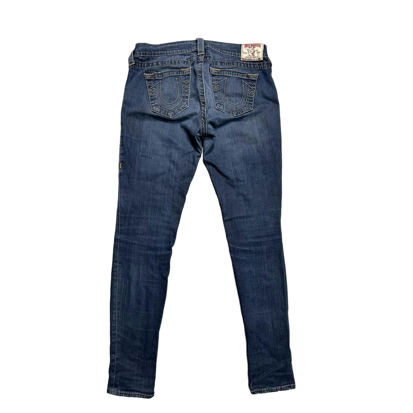 True Religion blue jeans denim slim Y2K