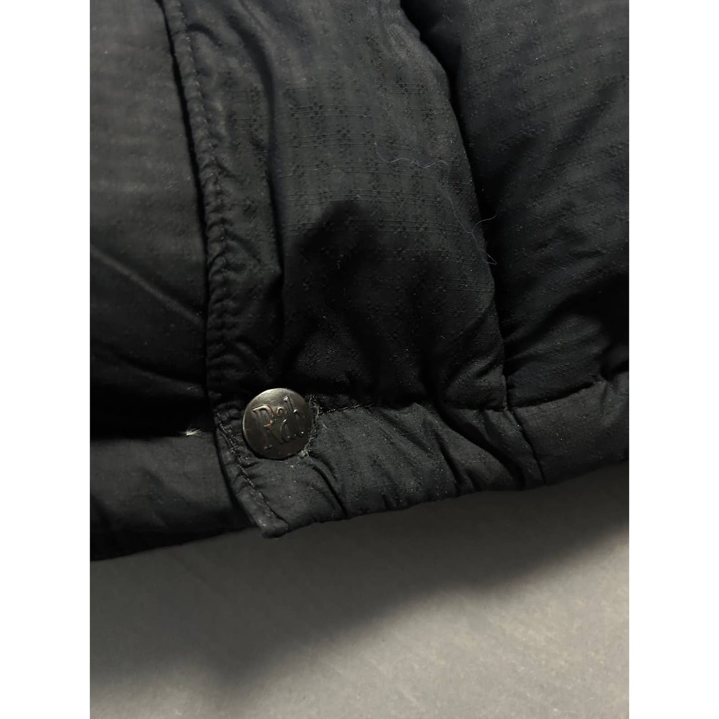 Rab puffer jacket vintage black pertex down