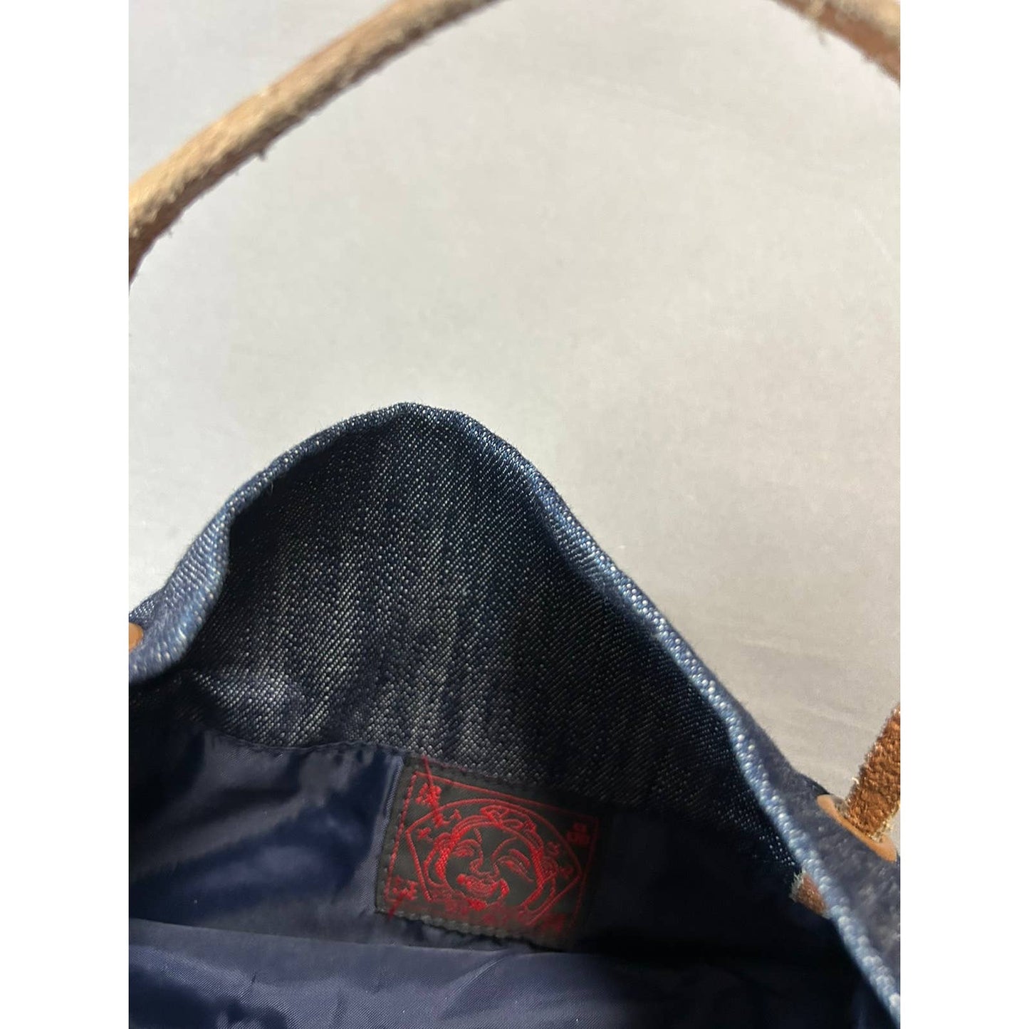 Evisu bag navy big blue logo seagull
