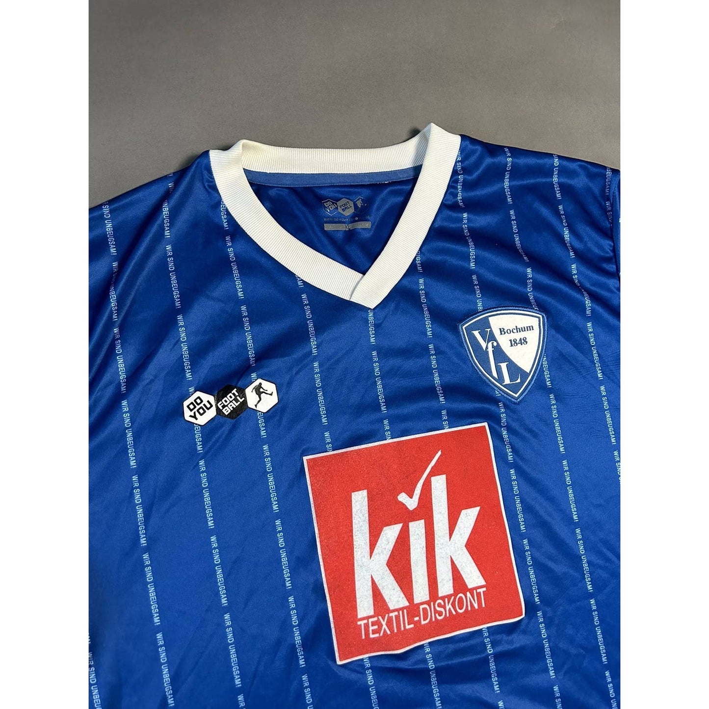 VFL Bochum blue jersey KIK do you football 2009 2010 kit
