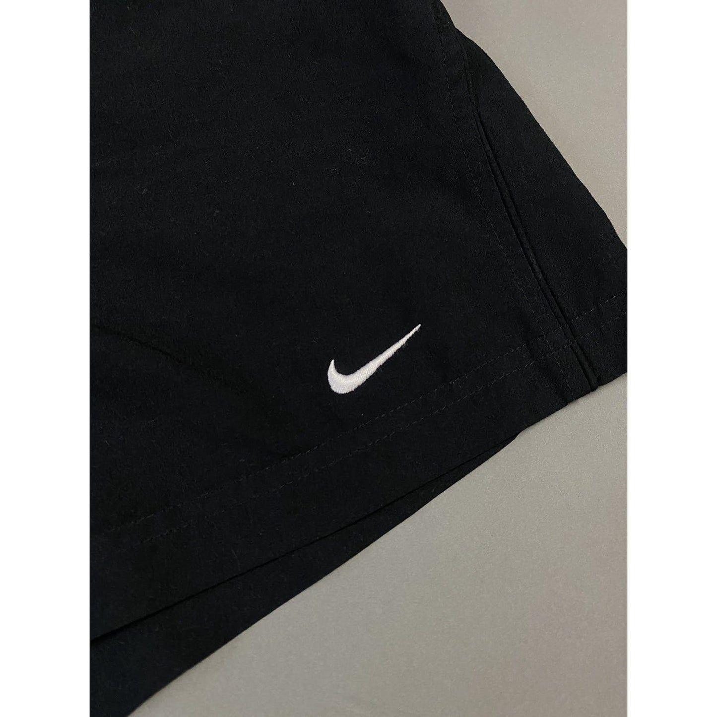 Nike vintage black shorts track pant small swoosh 2000s