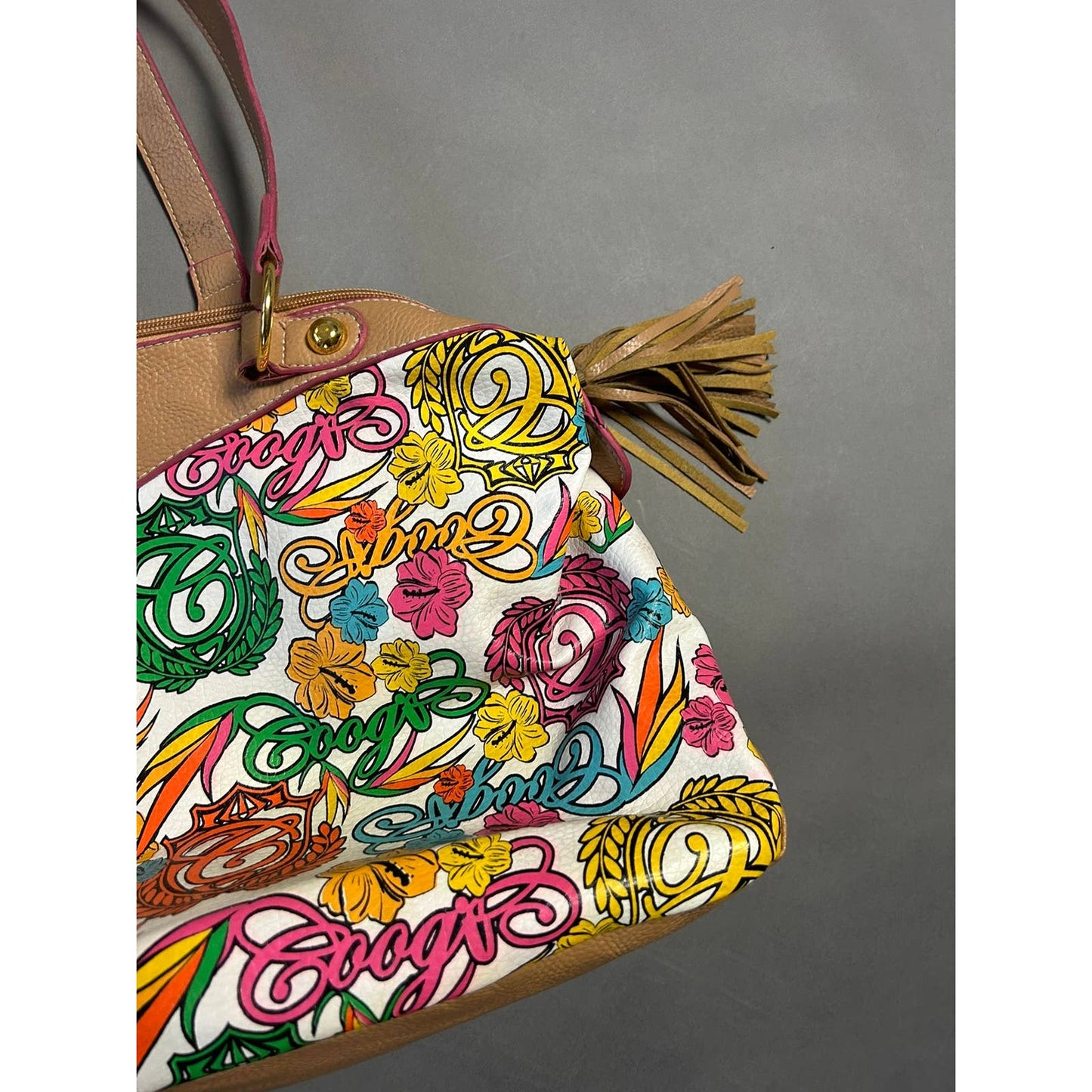 Coogi vintage bag white Y2K