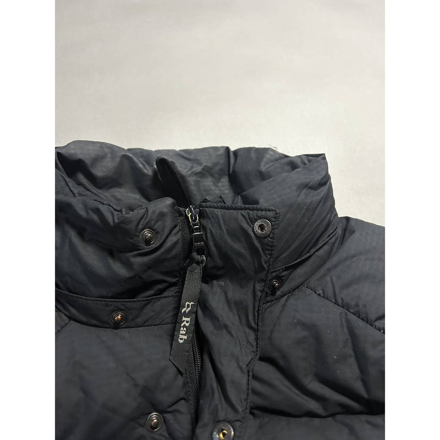 Rab puffer jacket vintage black pertex down