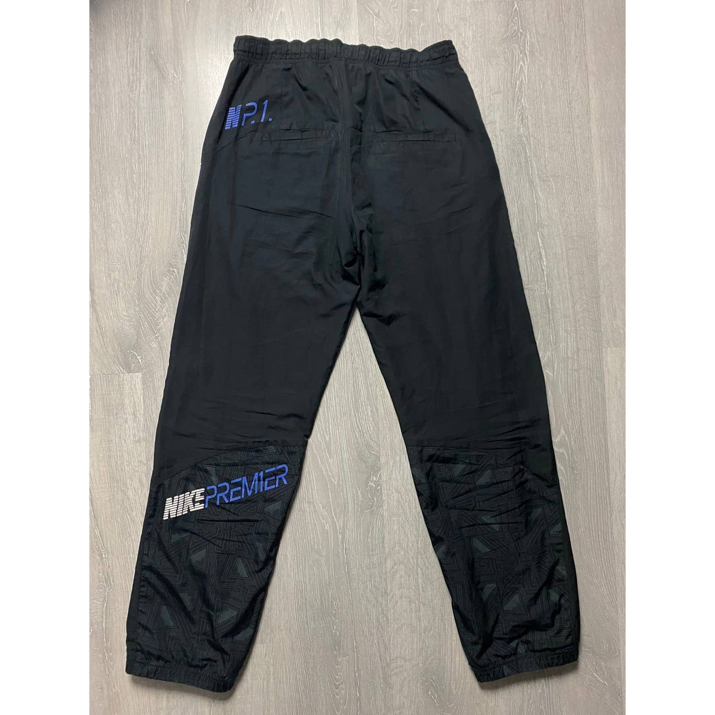Nike Premier vintage black nylon track pants small swoosh 2000s