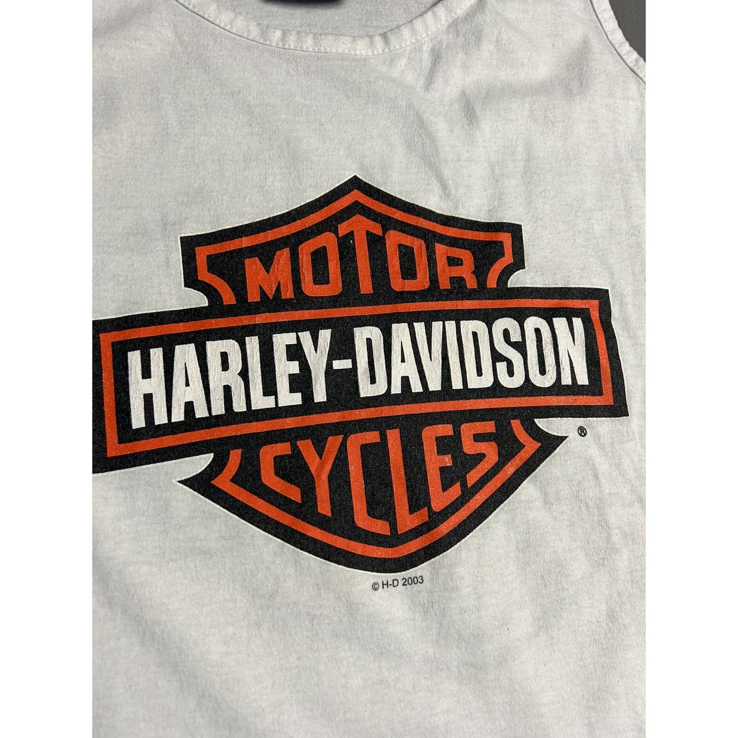 Harley Davidson vintage tank top big logo