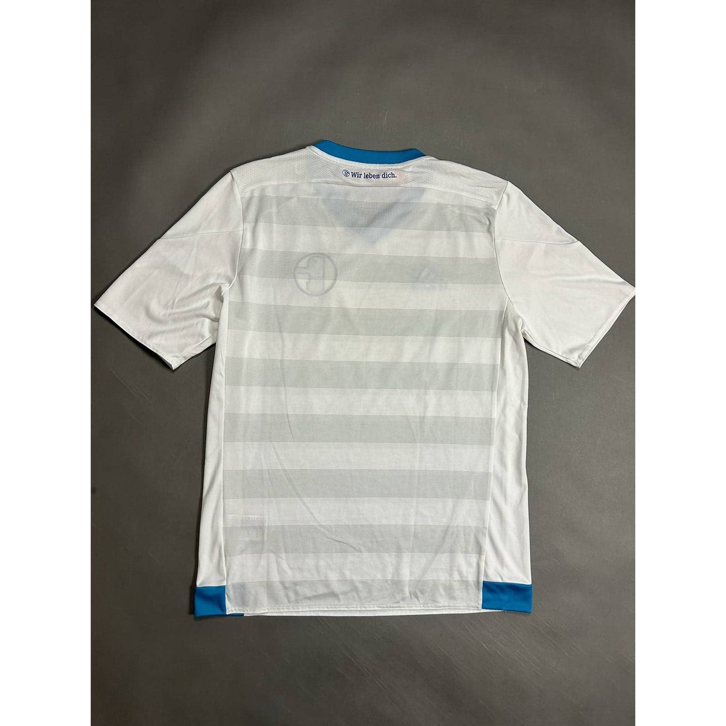 Schalke 04 vintage Adidas Jersey Gazprom white